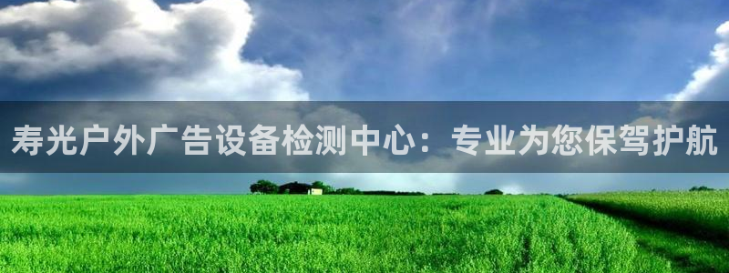 杏宇官方平台官网：寿光户外广告设备检测中