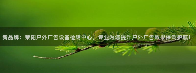 杏宇平台代理怎么赚钱：新品牌：莱阳户外广告设备检测中心，专业为您提升户外广告效果保驾护航！